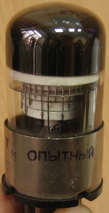 Figure 7 — 7 — A Soviet OG-4 (ОГ-4) dekatron — the cheap, plentiful counterpart of the English GC10B and a good stand-in for the whole glow-transfer counting-tube family. Photo: 155LA3, CC BY 4.0, vi…